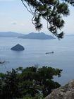 Miyajima - View from mount Misen - Hiroshima bay