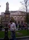Piazza La Scala - The two thinkers